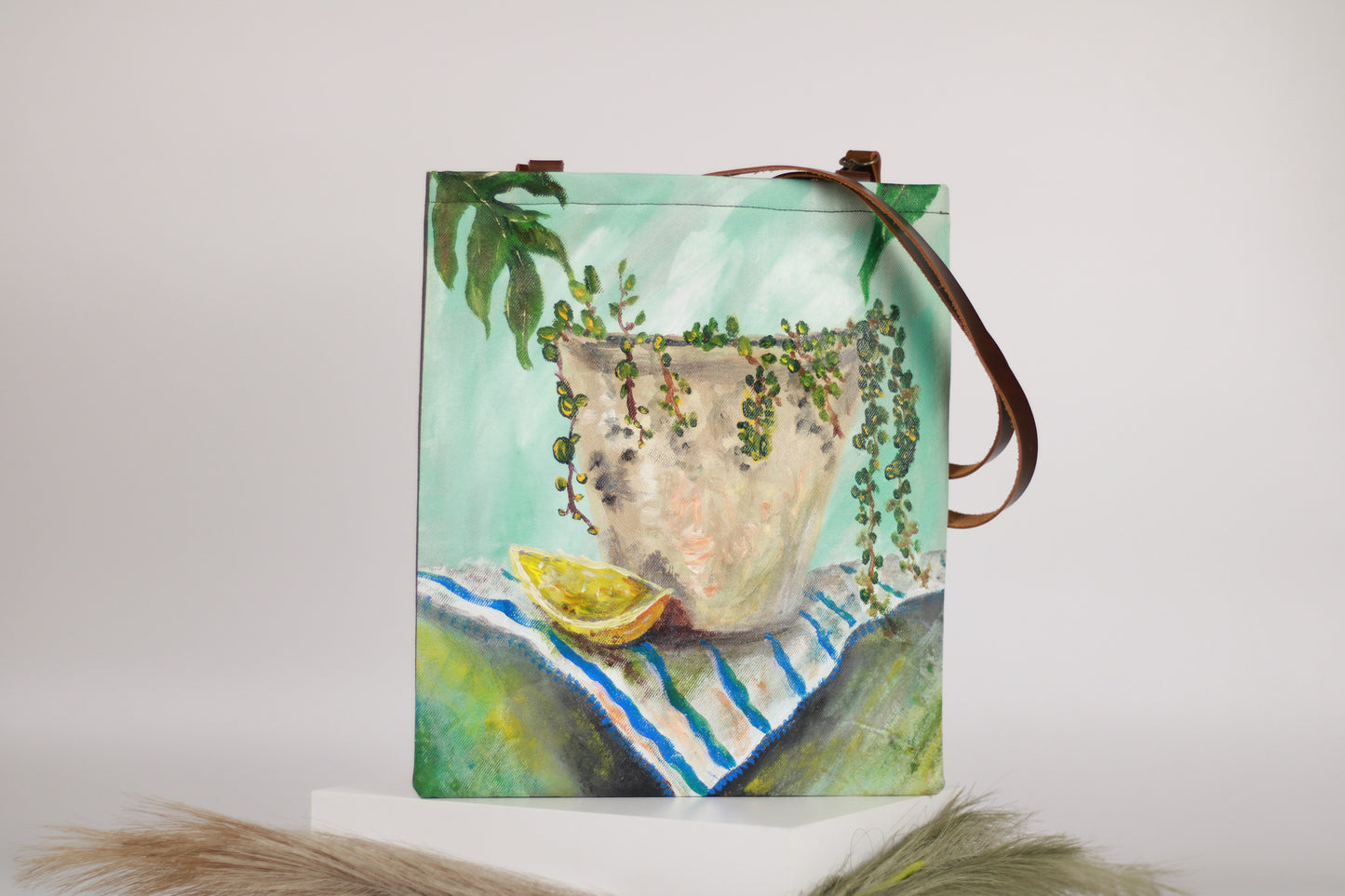 handpainted bag