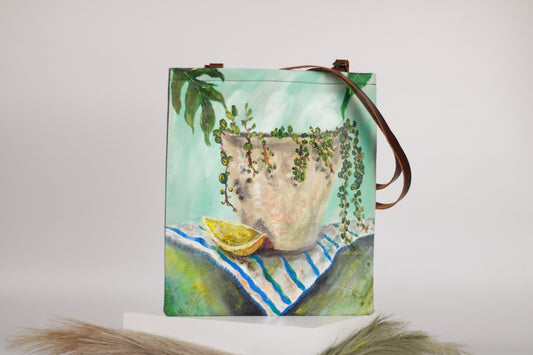 handpainted bag